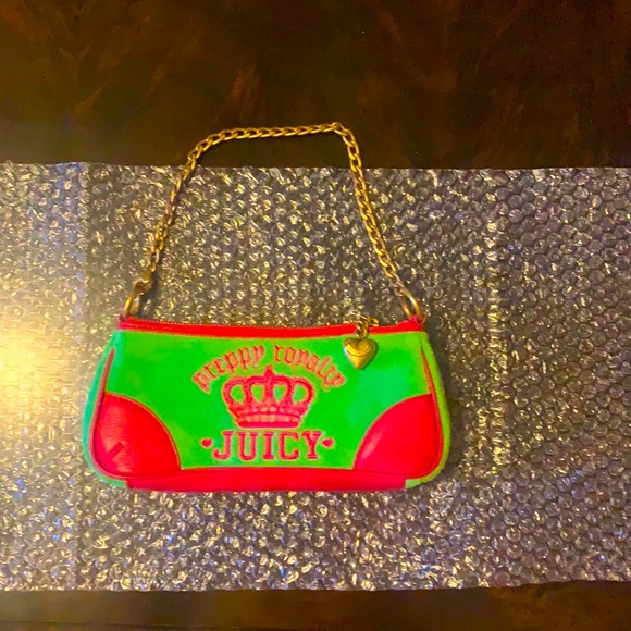 Juicy Couture Handbags - Pink and Green Juicy couture bag